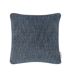 cushion safara indigo self piped edge main