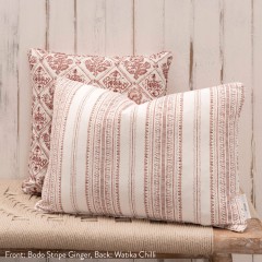 Watika Chilli Printed Cotton Cushion 43cm x 43cm