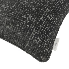 cushion yana charcoal self piped edge detail
