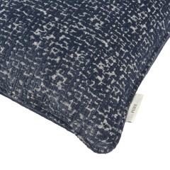 cushion yana indigo self piped edge detail