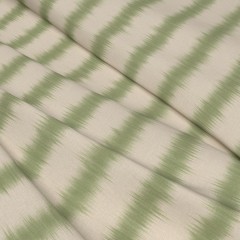 Fabric Aarna Olive Print Wave