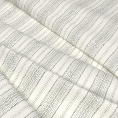 Fabric Bodo Stripe Charcoal Print Wave