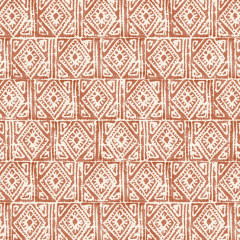 Ellora Cinnamon Printed Cotton Fabric