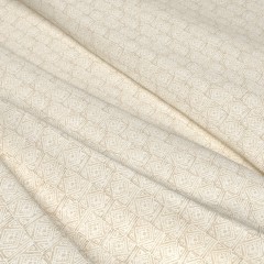 Fabric Ellora Parchment Print Wave