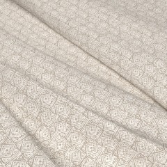 Fabric Ellora Taupe Print Wave