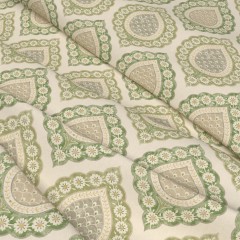 Fabric Indienne Fennel Print Wave