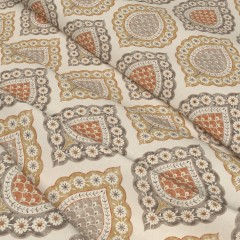 Fabric Indienne Spice Print Wave