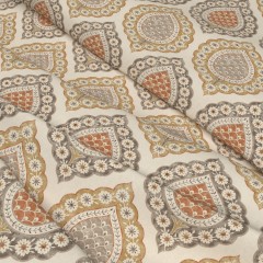 Fabric Indienne Spice Print Wave