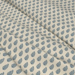 Fabric Indira Indigo Print Wave