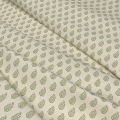 Fabric Indira Sage Print Wave
