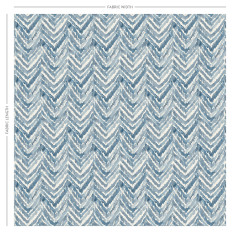 Kelim Ocean Printed Cotton Fabric
