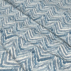 Fabric Kelim Ocean Print Wave