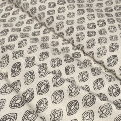 Fabric Marra Charcoal Print Wave