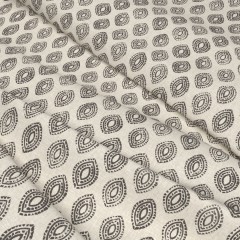 Fabric Marra Charcoal Print Wave