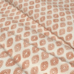 Fabric Marra Persimmon Print Wave