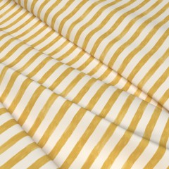 Fabric Tassa Petite Gold Print Wave