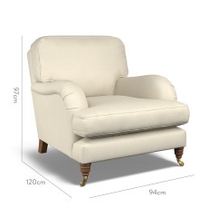 furniture bliss chair amina alabaster plain dimension