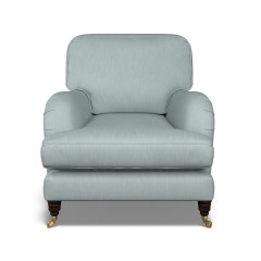 furniture bliss chair amina azure plain front