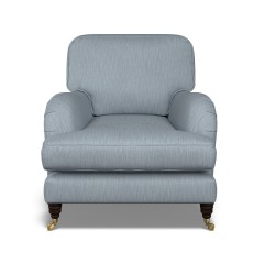 furniture bliss chair amina denim plain front