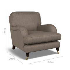 furniture bliss chair amina espresso plain dimension
