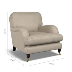 furniture bliss chair amina taupe plain dimension