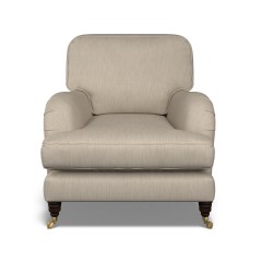 furniture bliss chair amina taupe plain front