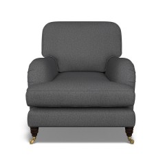 furniture bliss chair bisa charcoal plain front