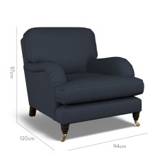 furniture bliss chair bisa indigo plain dimension
