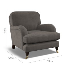 furniture bliss chair cosmos graphite plain dimension
