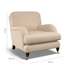 furniture bliss chair cosmos linen plain dimension
