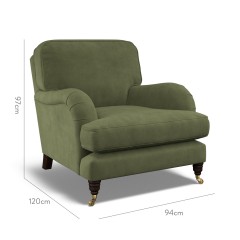 furniture bliss chair cosmos olive plain dimension