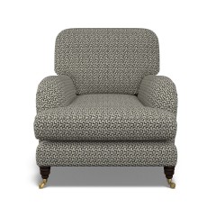 furniture bliss chair desta charcoal weave front