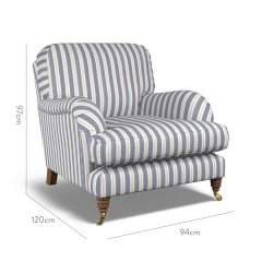furniture bliss chair fayola indigo weave dimension