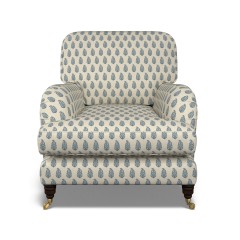 furniture bliss chair indira indigo print front