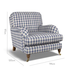furniture bliss chair kali indigo weave dimension