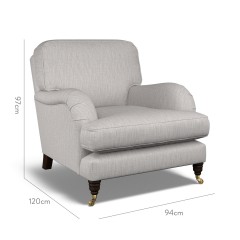 furniture bliss chair kalinda dove plain dimension