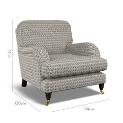 furniture bliss chair nala aqua weave dimension