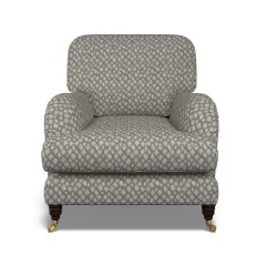 furniture bliss chair nia charcoal weave front