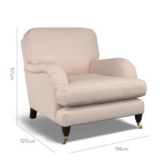 furniture bliss chair sabra blush weave dimension