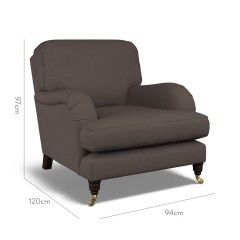 furniture bliss chair shani espresso plain dimension