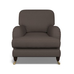 furniture bliss chair shani espresso plain front
