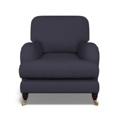 furniture bliss chair shani indigo plain front
