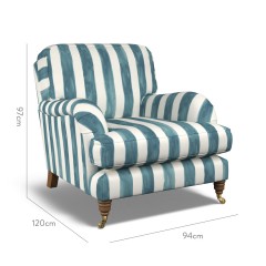 furniture bliss chair tassa grande ocean print dimension