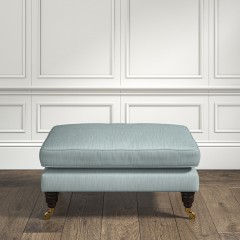 furniture bliss footstool amina azure plain lifestyle