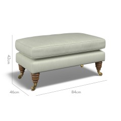 furniture bliss footstool amina sage plain dimension