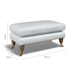 furniture bliss footstool amina sky plain dimension