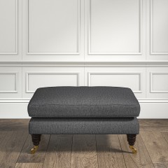 Bliss Footstool Bisa Charcoal
