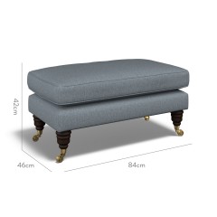 furniture bliss footstool bisa denim plain dimension