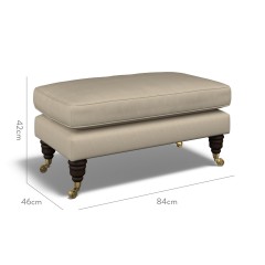 furniture bliss footstool bisa stone plain dimension