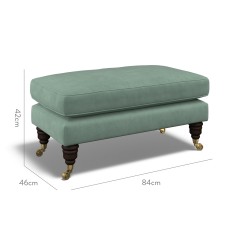 furniture bliss footstool cosmos celadon plain dimension